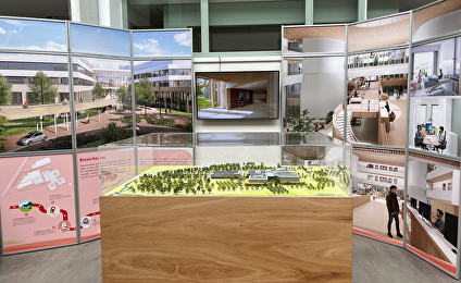 Ontdek de maquettes van ons nieuwe ziekenhuis
